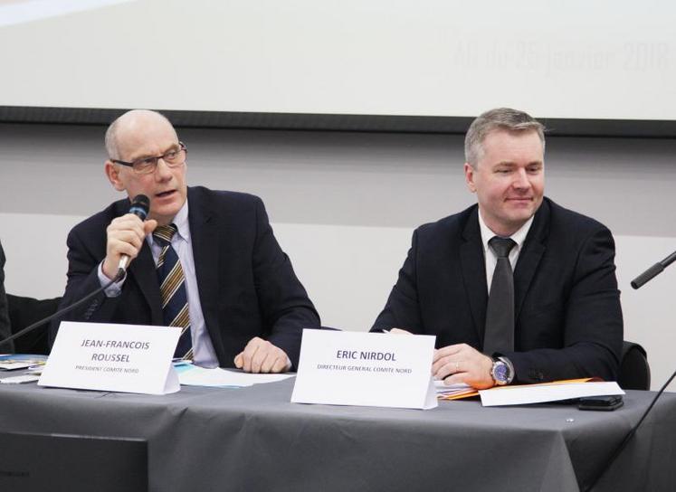 Jean-François Roussel, président du Comité Nord, et Eric Nirdol, nouveau directeur général.