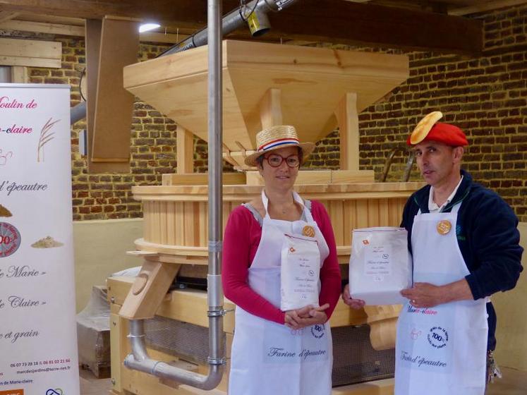 Marc et Marie-Claire Desjardin voient en l’épeautre le moyen de créer de la valeur ajoutée dans leur exploitation. 