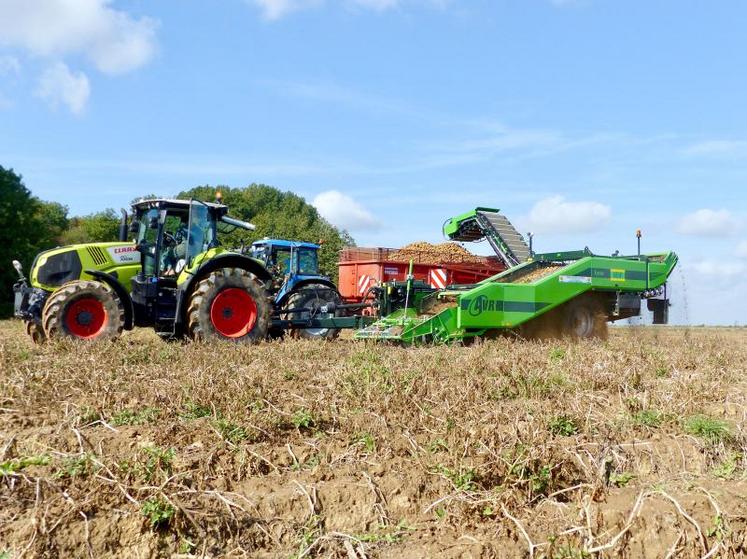 La Lynx, à trémie et simplifiée, serait particulièrement adaptée aux longs champs de la Somme.