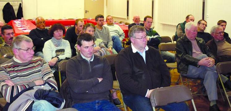 Près d’une trentaine de participants à l'assemblée de Montdidier.