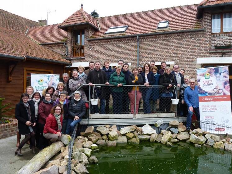 Pour les producteurs, réunis ce 15 janvier, faire partie d’un réseau est un véritable atout pour développer sa communication et sa commercialisation.