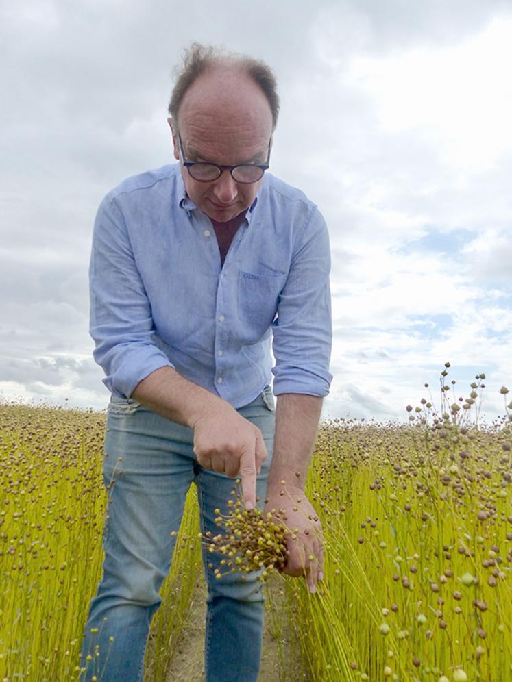 Pour arracher les parcelles destinées à la semence,  «il faut attendre la maturité de la graine, plus tardive que celle de la plante», note Vincent Boche.