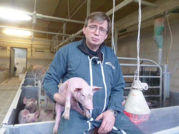 François Thibaut : «Un cochon, c’est du vivant. Ce n’est pas un tas de blé que l’on vendra dans quelques mois si la conjoncture est meilleure.» 