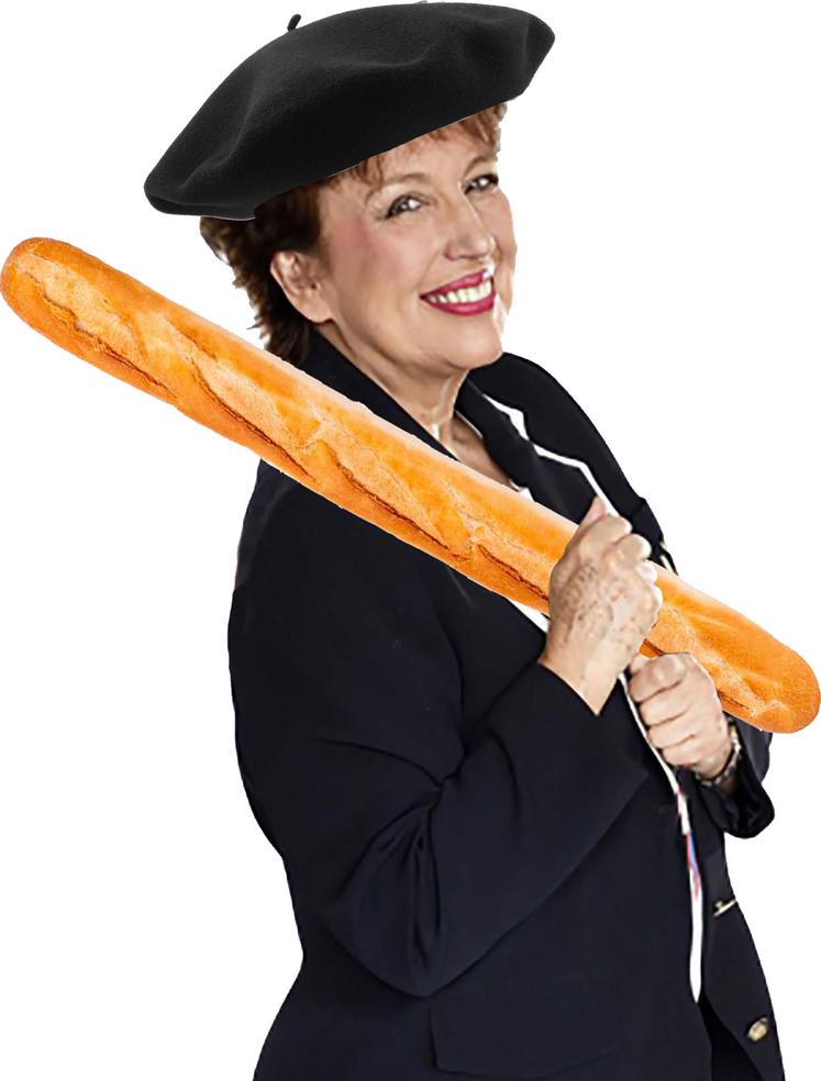 Roselyne Bachelot et baguette