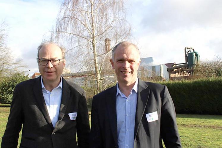 Bruno Labilloy et Jérôme Fourdinier, confiants dans l'avenir de la sucrerie de Sainte-Émilie et de la coopérative Cristal Union, appellent de nouveaux producteurs à rejoindre leur organisation.