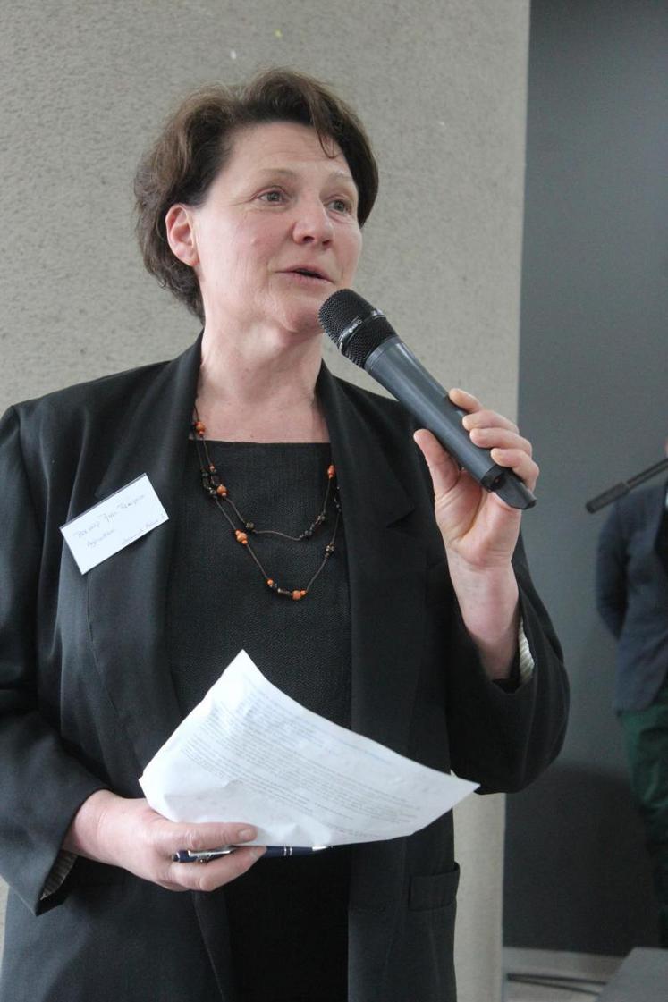 Ghislain Gosse, président d’Agrotransfert, et Marie Brizard-Pasquet, agricultrice en Mayenne, ont constaté la longueur d’avance prise dans les Hauts-de-France pour le développement de l’agro-écologie.