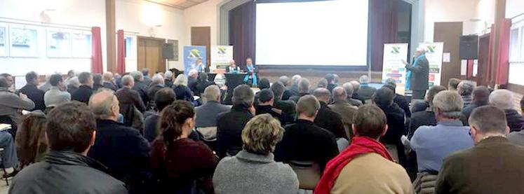 Bonne particpation des agriculteurs lors de la dernière assemblée de section à Pierrepont-sur-Avre.