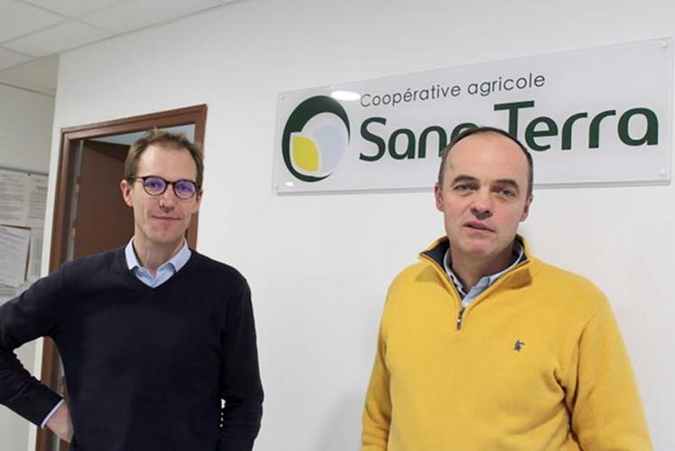 Jean-François Florin, directeur et Pierre Delignières, président, ont à coeur de diversifier les activités de la coopérative sans s'éloigner des préoccupations de ses adhérents.