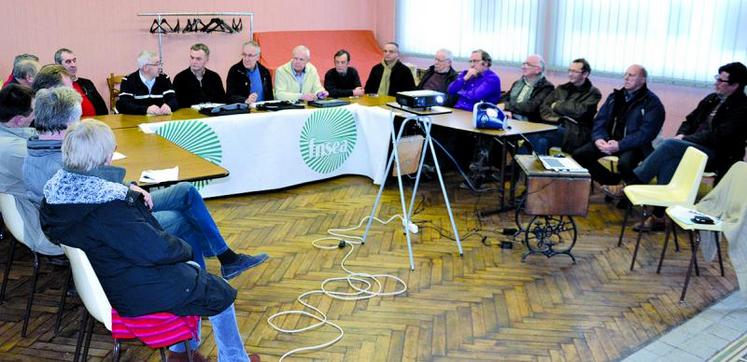 On a aussi parlé prévention des vols à l'assemblée de Combles.