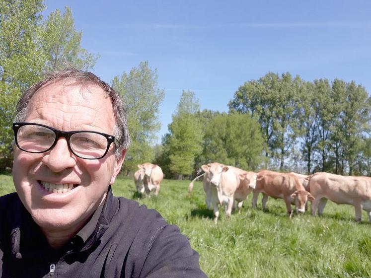 Freddy Bertin : «Le maintien de l’élevage un enjeu économique et environnemental : les prairies sont essentielles à la préservation de la biodiversité et de nos paysages. C’est le genre de message à faire passer lors des journées Made in viande.
