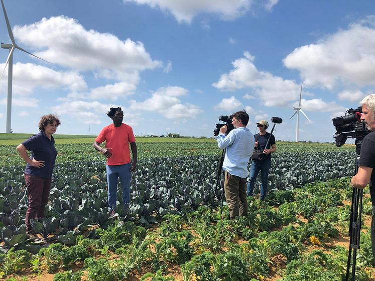 Biocoop a choisi Kamini pour mettre en avant ses engagements auprès  des producteurs bio. «C’est un gamin de chez nous qui s’intéresse au terroir.» 