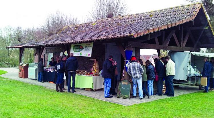 Marché d’automne à Démuin.