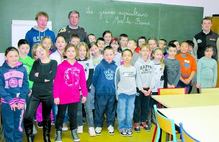 Chaque année, de jeunes agriculteurs présentent leur métier.