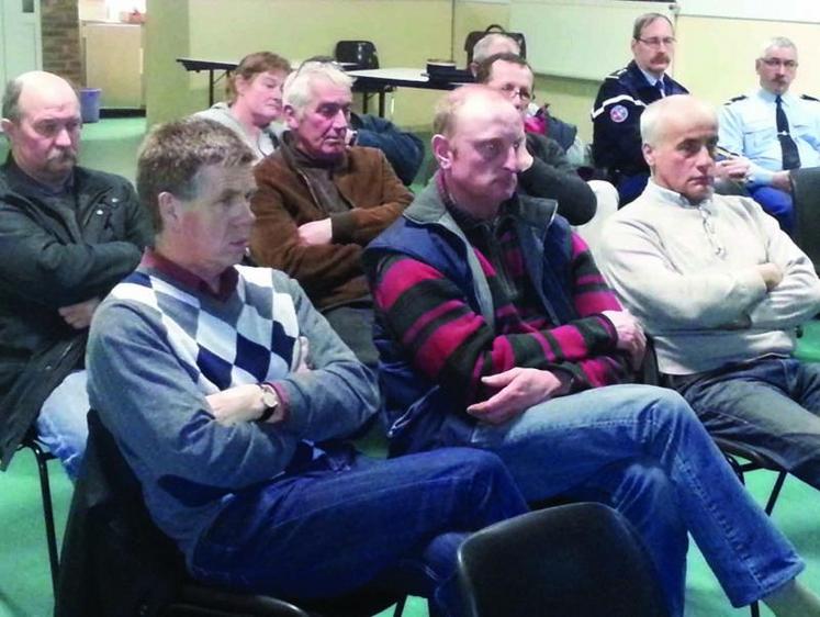 Les participants à l’assemblée de Chaulnes.