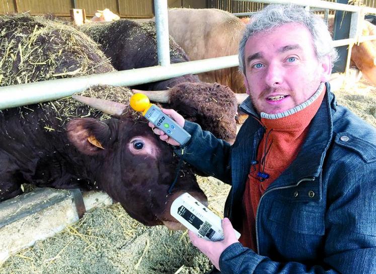 François Drouvin : «En croisant tous ces éléments, cela me permet de déterminer les lieux qui sont dévitalisants, régénérants ou neutres pour les animaux.»