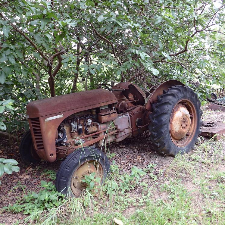 Abandon tracteur