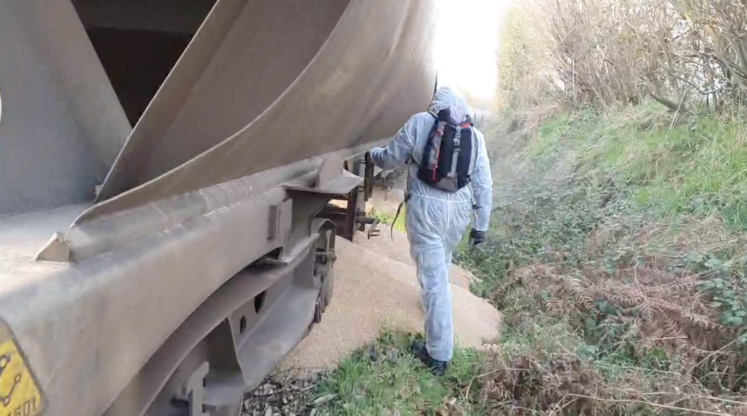 train céréales braquage