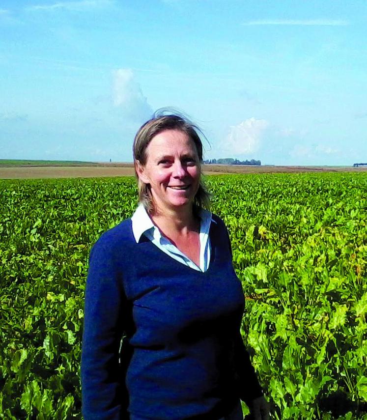 Aurélie de Faÿ est agricultrice à Pont-Saint-Mard, dans le Chaunois.