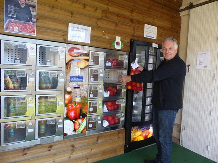 Pour Emmanuel Lardé, «le distributeur automatique permet de toucher une autre clientèle et d’augmenter ses ventes de 30 %».