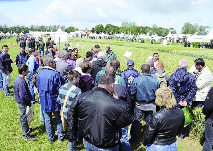 Les Culturales® sont toujours l’occasion d’avoir de vrai échanges avec des experts sur les stands et les parcelles.