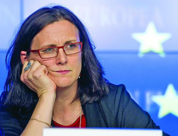 Cecilia Malmström, commissaire européenne en charge du commerce.