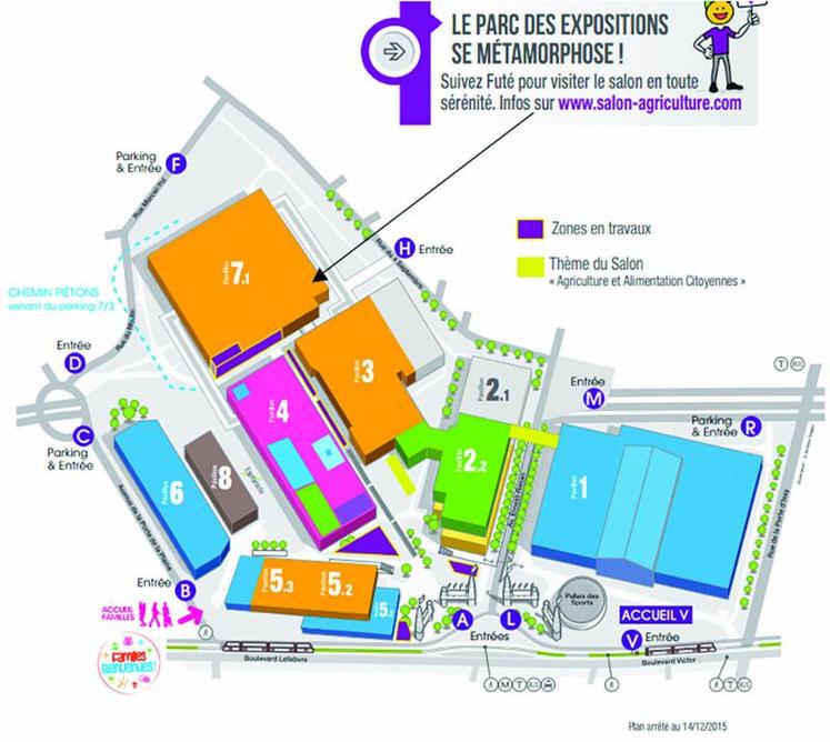Où nous trouver au SIA : Hall 7.1, allée A n°12