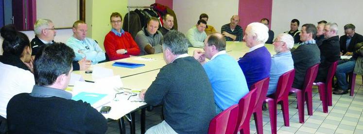 L’assemblée de Molliens a réuni une vingtaine de participants.