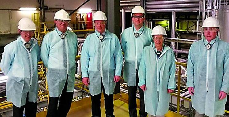 Cette visite a permis à Nicole Klein et Joël Dubreuil de découvrir l’un des sites majeurs de transformation du blé de Tereos en France.