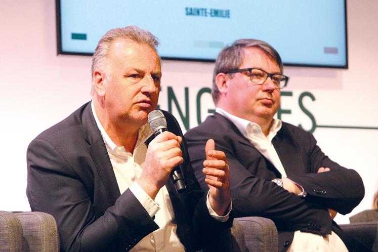 Olivier de Bohan, président du groupe coopératif sucrier Cristal Union et son directeur général, Xavier Astolfi, abordent les prochaines campagnes avec sérénité. 