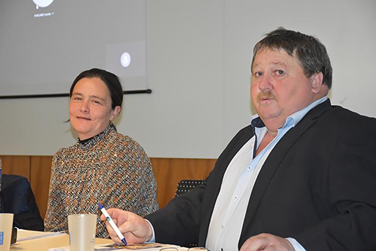 Amélie Wibart, directrice et Éric Labbé, président du Criel.