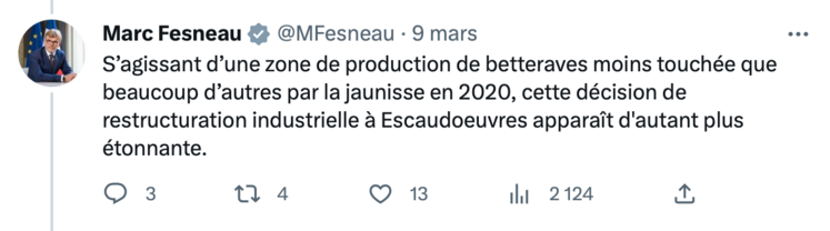 Marc Fesneau et Escaudoeuvres