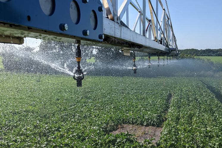 Plus que le matériel en lui-même, ce sont les conditions d’utilisation qui font la qualité de l’irrigation.  Le vent est le principal frein. 