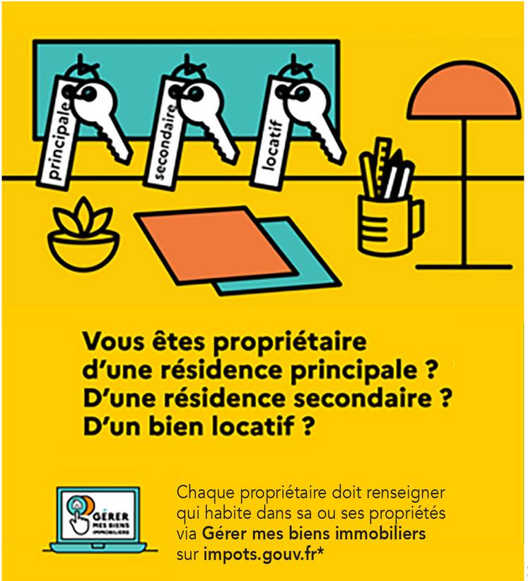 Nouvelle obligation pour les propriétaires de biens immobiliers qui doivent réaliser sur leur site internet des impôts, la déclaration de l’occupation des biens, que ce soit des résidences à titre principale, secondaire ou louées.