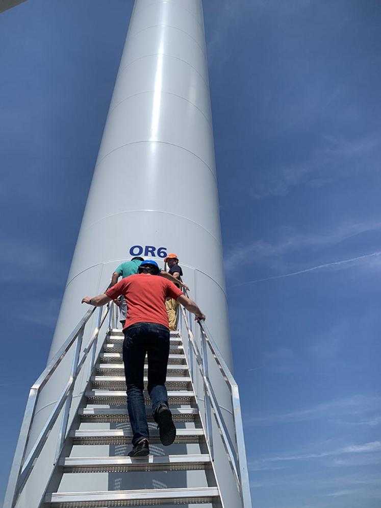 Les six nouvelles éoliennes du parc, plus imposantes, sont bien plus productives que leurs aînées. 