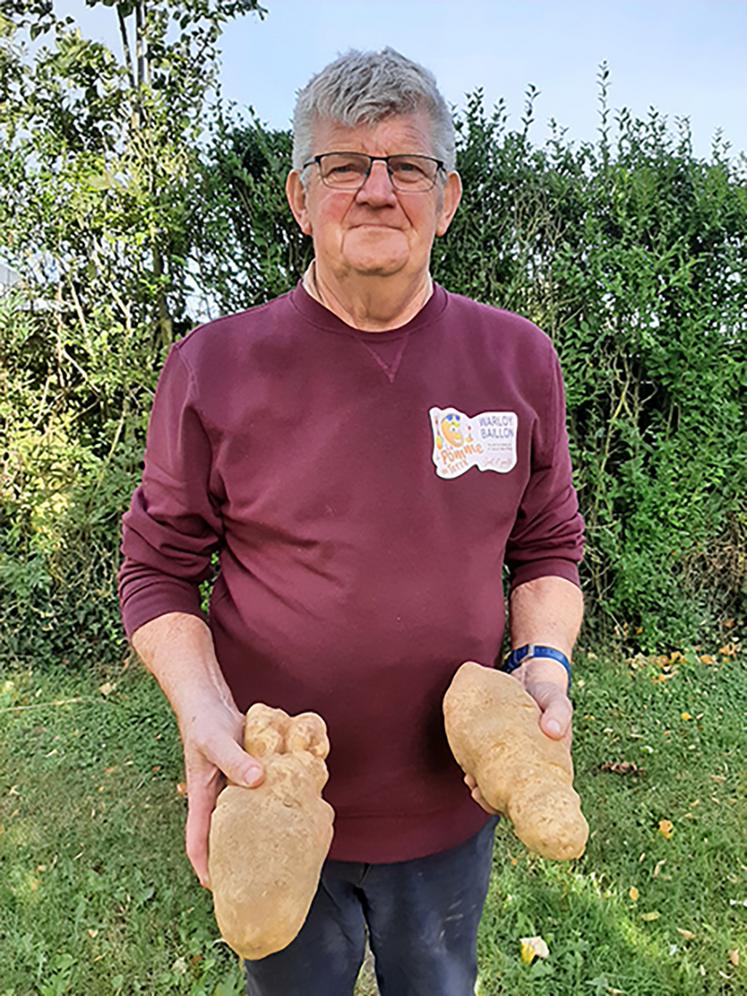 Les géraniums, les pommes, le foie gras et maintenant la pomme de terre sont source d’inspiration pour  Jean-Paul Plez qui organise des fêtes thématiques  «là où on me le demande». 