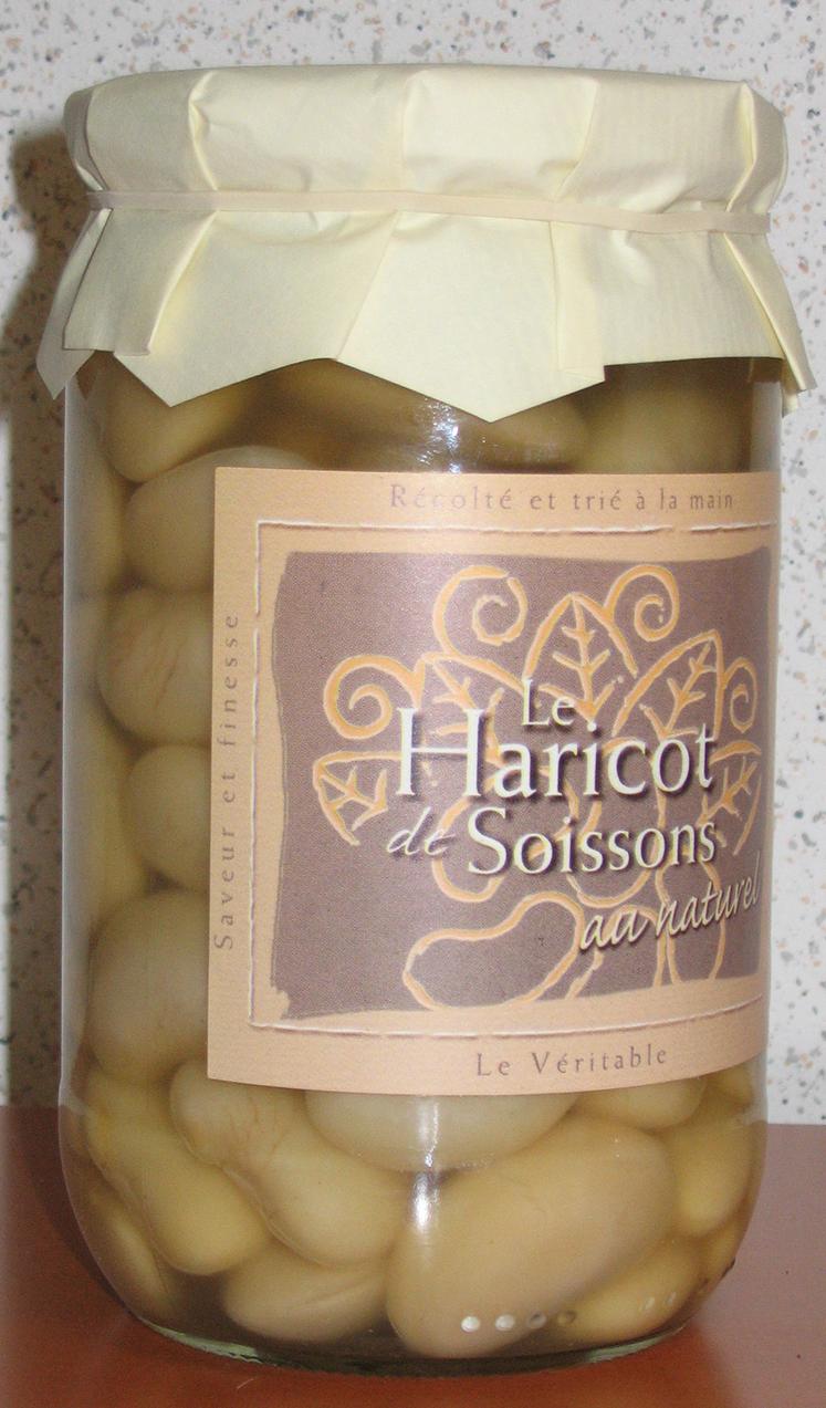 On reconnait le haricot de Soissons à son gros grain en forme de rein et sa couleur blanche ou ivoire. 