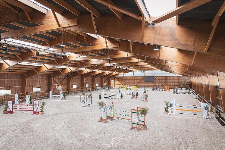 Le concours Super As aura lieu dans le nouveau manège de l’écurie Lambert, à Villers-Vicomte. 