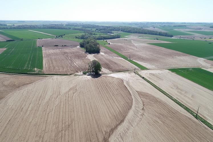 Coulées de boue sur Maison-Rolland en avril 2020.