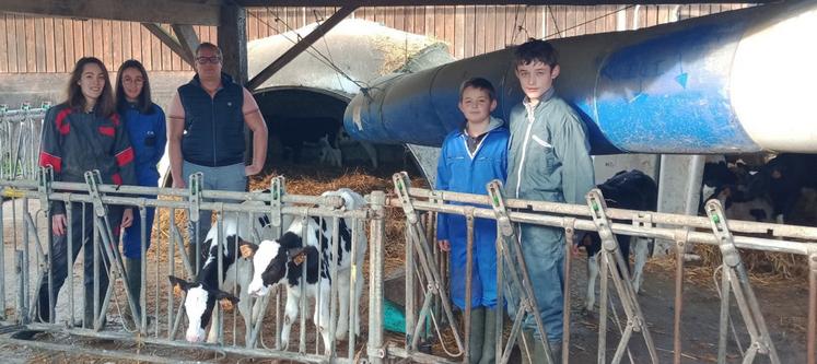 Tube de paillage du Gaec Bazin Fils.