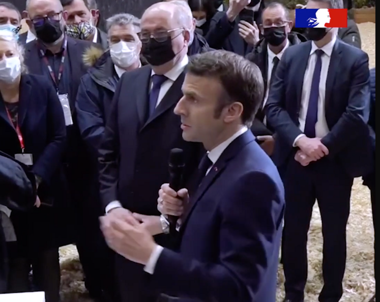 Macron au SIA