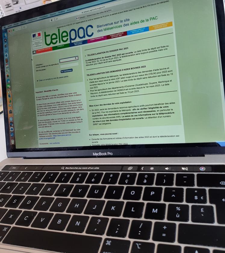 télédéclaration PAC 2023