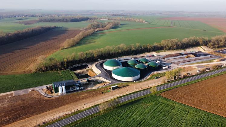 Unité de méthanisation Sanamethan, Vraignes-en-Vermandois.