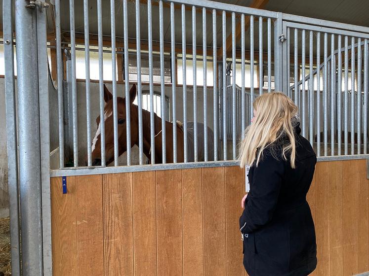Le centre équestre est installé depuis 2020 à dix minutes de marche  de l’établissement. 