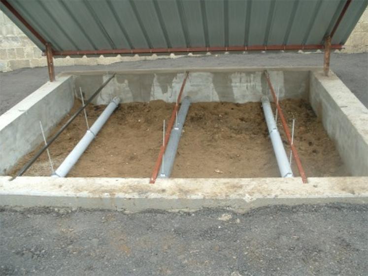 Aire de remplissage - lavage (vu d’ensemble).