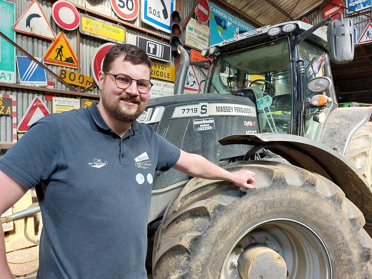 À 32 ans, après un mandat de président des JA Hauts-de-France bien rempli, Benoît Vaillant a encore des projets plein la tête. 