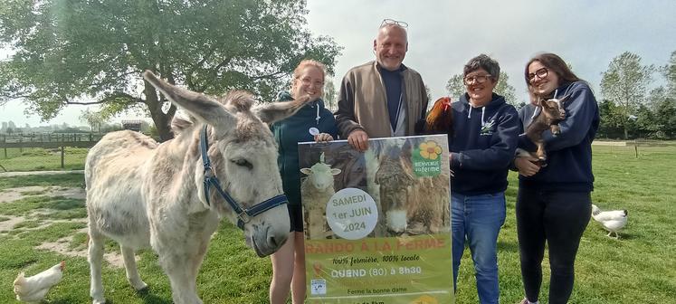 Un parcours de huit kilomètres a été réalisé. Il est composé de plusieurs haltes afin de mettre en lumière les productions agricoles, l’agritourisme  et les spécialités fermières locales. 