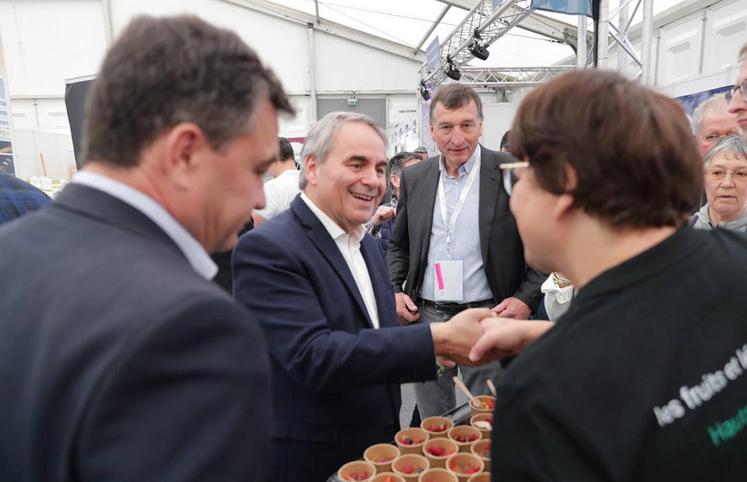 Vendredi, le salon Terres en Fête a été inauguré par les responsables agricoles  et élus de la Région Hauts-de-France.