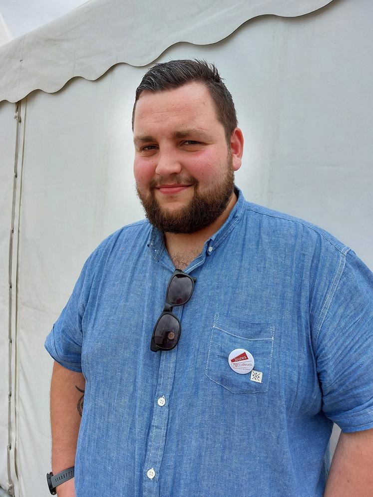Louis Cauët est le nouveau président des Jeunes agriculteurs des Hauts-de-France.