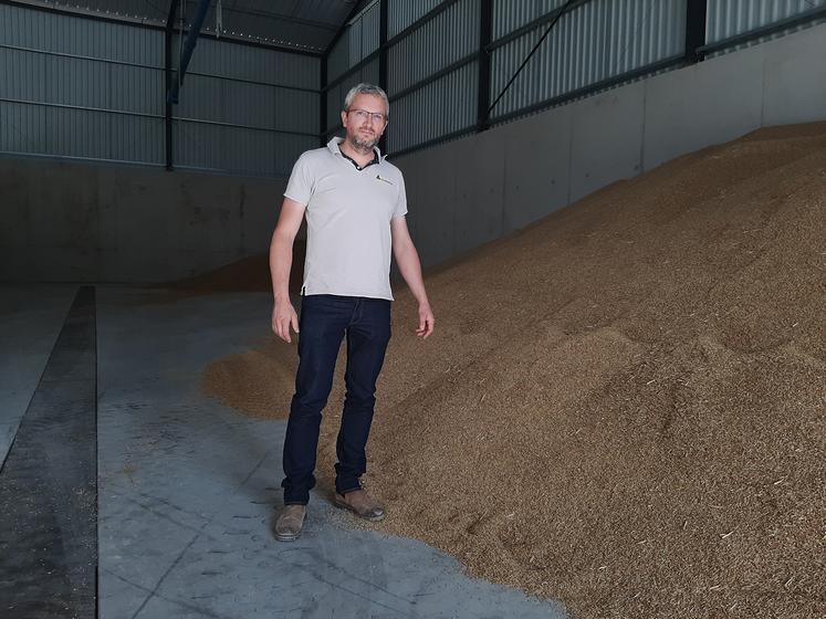 Pas encore tout à fait terminé, mais prêt à servir, le silo de Canaples se situe dans la zone historique de collecte du négoce Charpentier. 