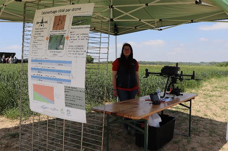 Aline Dupont, conseillère en agriculture de la précision  propose un éclairage sur les drones adaptés aux usages agricoles.